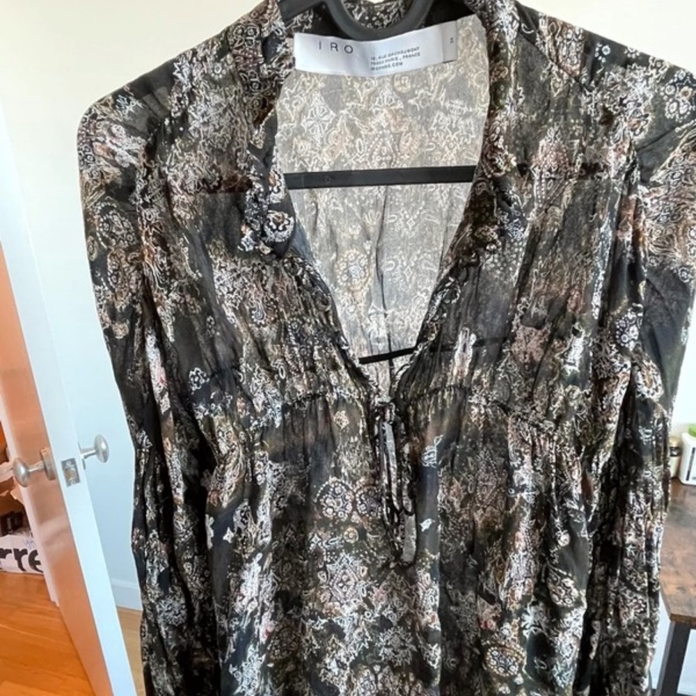 Black floral Top IRO